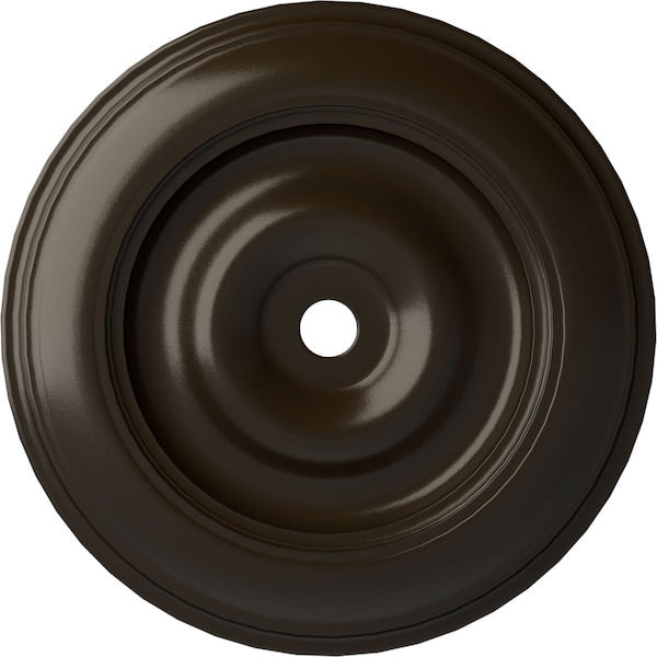 Ekena Millwork Classic Ceiling Medallion (Fits Canopies up to 8 1/4"), 44 1/2"OD x 4"ID x 4 "P, Stone Hearth CM44CLSHF - main